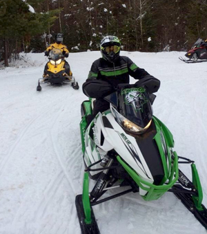 snowmobiling fun!